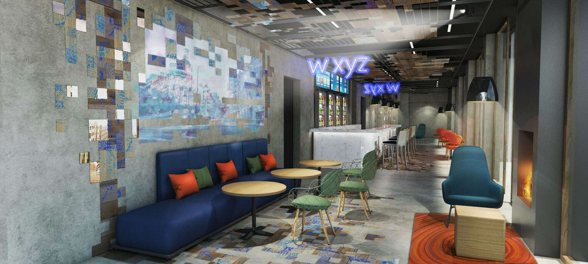 Aloft Madrid Gran Via Otel Dış mekan fotoğraf